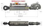 Hydraulische Topstang Cat. 1 (455 - 615 mm) met Vanghaak,, Ophalen of Verzenden, Nieuw, Overige merken