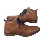 Bullboxer - Heren hoge veterschoenen - Handgemaakt - Cognac, Nieuw