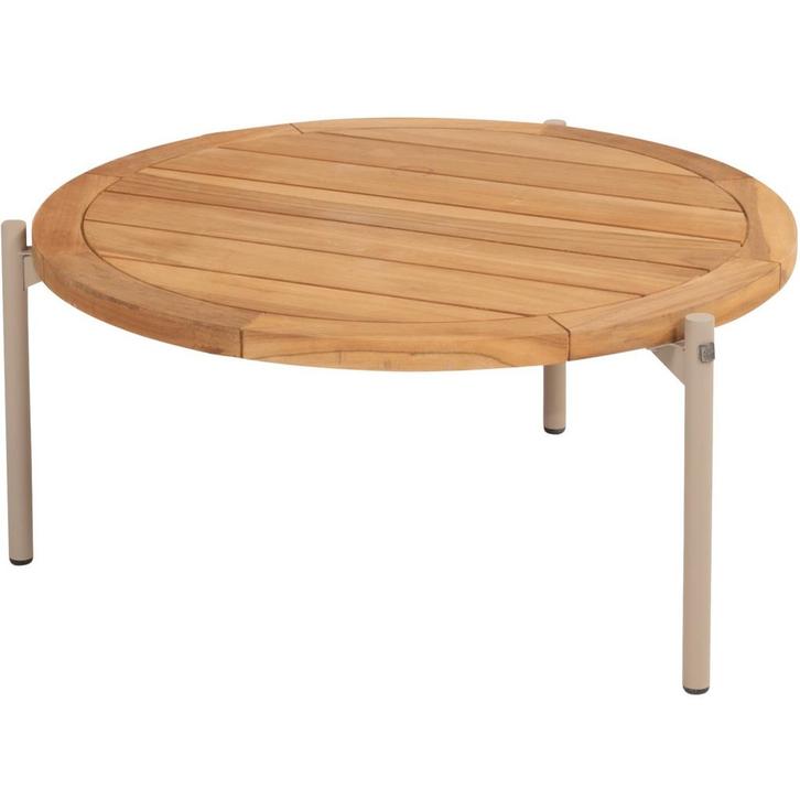 Yoga lounge tuintafel 73xH35 cm  aluminium latte 4 Seasons, Tuin en Terras, Tuintafels, Nieuw, Ophalen of Verzenden