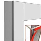 Deco vitrine 530lt. wit mat - magnetisch | Diamond | DE53-BI, Verzenden