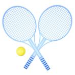 Benson Tennis set - plastic rackets - soft bal - 3-delig..., Ophalen of Verzenden, Nieuw