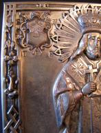 Icoon - Heilige Theodosius - .875 (84 Zolotniki) zilver -, Antiek en Kunst