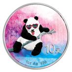 China. 10 Yuan 2014 Chinese Panda Ecstasy - Colorized, 1 Oz, Postzegels en Munten