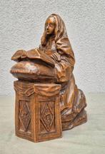 AL - Beeld, Lezende Maria - 26 cm - Hout