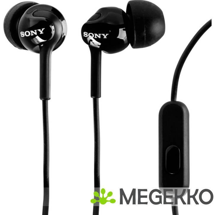 Sony MDR-EX110APB In-ear Bedraad Zwart 3.5mm, Audio, Tv en Foto, Koptelefoons, Nieuw, Sony, Verzenden