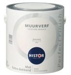 Histor Perfect Finish Muurverf Mat - Hoornwit 6763 - 2,5..., Wit, Nieuw, Ophalen of Verzenden, Verf