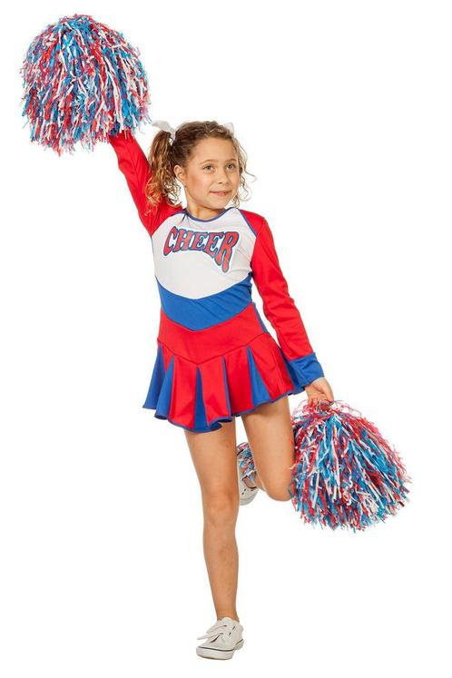 Cheerleader Pakje Kind Cheer, Kinderen en Baby's, Carnavalskleding en Verkleedspullen, Nieuw, Verzenden