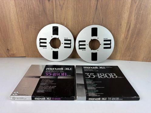 Maxell - 35-180 - Metal Reels - 26 cm spoelen met tape -, Audio, Tv en Foto, Radio's
