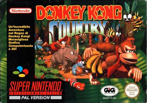 SNES Donkey Kong Country (In doos), Spelcomputers en Games, Games | Nintendo Super NES, Zo goed als nieuw, Verzenden