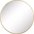 Ronde spiegel goud 40x40 cm, Huis en Inrichting, Woonaccessoires | Spiegels, Nieuw, Ophalen of Verzenden