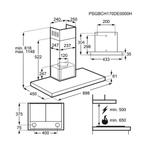 AEG DBE0900M Wandschouw afzuigkap 90cm, Ophalen of Verzenden, Nieuw