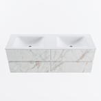 MONDIAZ VICA 140cm badmeubel onderkast Carrara 4 lades., Ophalen of Verzenden, Nieuw, Bad