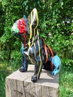 Beeld, sitting French bulldog artistically finished