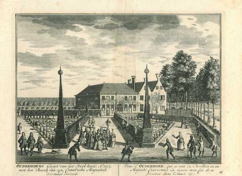 Zicht op Nieuwersluis, Antiek en Kunst, Kunst | Etsen en Gravures