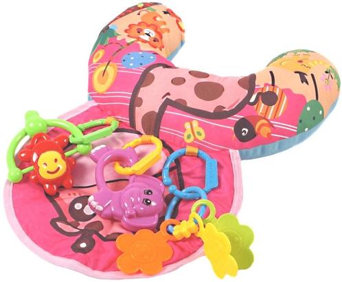 Eco Toys Jungle Roze Giraffe Buiktrainer HC355413, Kinderen en Baby's, Speelgoed | Babyspeelgoed, Nieuw, Verzenden