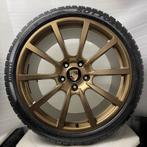 Porsche 991 2/4 Originele 20 Classic II Goud + winterbanden, Auto-onderdelen, Banden en Velgen, Ophalen, Gebruikt, 295 mm, Banden en Velgen