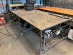Werktafel, lastafel, werkbank, werkplaats tafel, Doe-het-zelf en Verbouw, Werkbanken, Ophalen, Gebruikt, 120 tot 170 cm