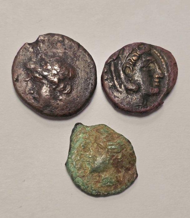 Lucania, Thurioi, Macedonië, Cassandrea, Sicilië, Himera Lot, Postzegels en Munten, Munten | Europa | Niet-Euromunten