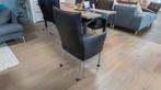 Eetkamerstoel Montis Chaplin  Siena leer, Huis en Inrichting, Stoelen, Ophalen of Verzenden, Zo goed als nieuw, Leer