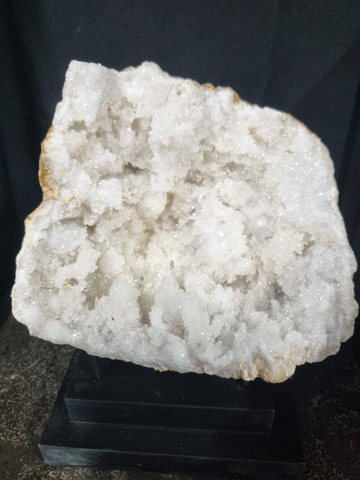 Kwarts HQ Grote bergkristal Geode - Hoogte: 170 mm -, Verzamelen, Mineralen en Fossielen