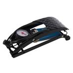 Silverline voetpomp - staal - met manometer, enkelcilinde..., Ophalen of Verzenden, Nieuw