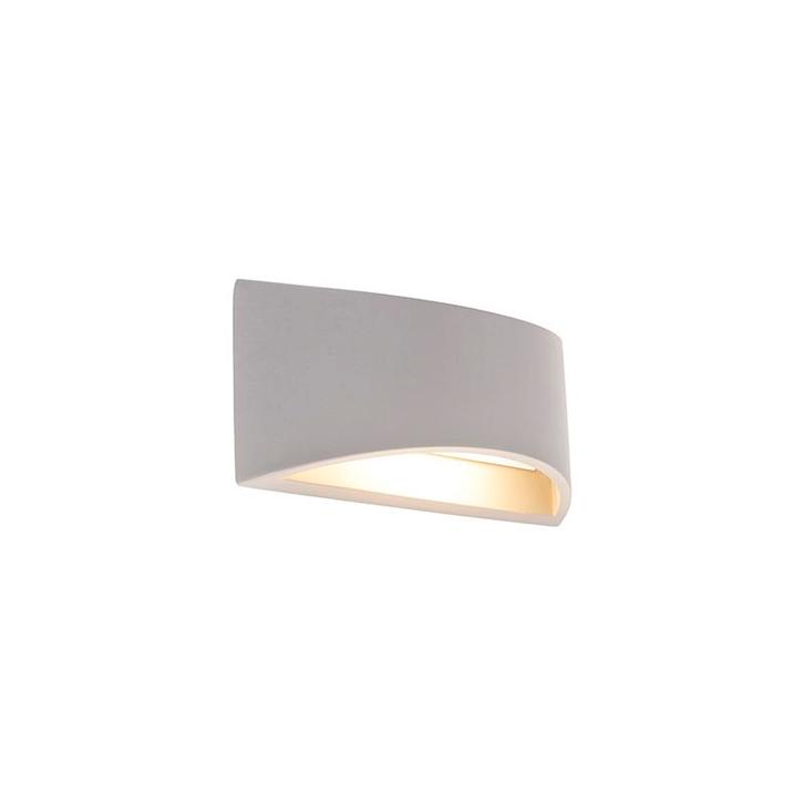Industriële wandlamp grijs beton - Creil, Huis en Inrichting, Lampen | Wandlampen, Nieuw, Overige materialen