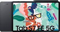 Samsung Galaxy Tab S7 FE 5G 12,4 64GB [wifi + 5G] zwart, Computers en Software, Android Tablets, 64 GB, Wi-Fi en Mobiel internet