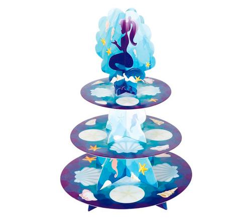Zeemeermin Etagere 40cm, Hobby en Vrije tijd, Feestartikelen, Nieuw, Verzenden