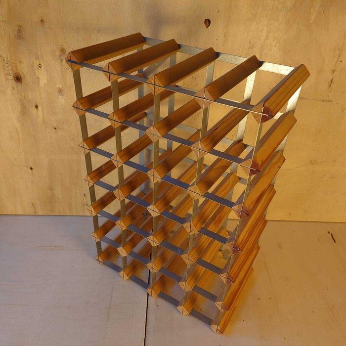 Wijnrek - Hout, Metaal, Antiek en Kunst, Curiosa en Brocante