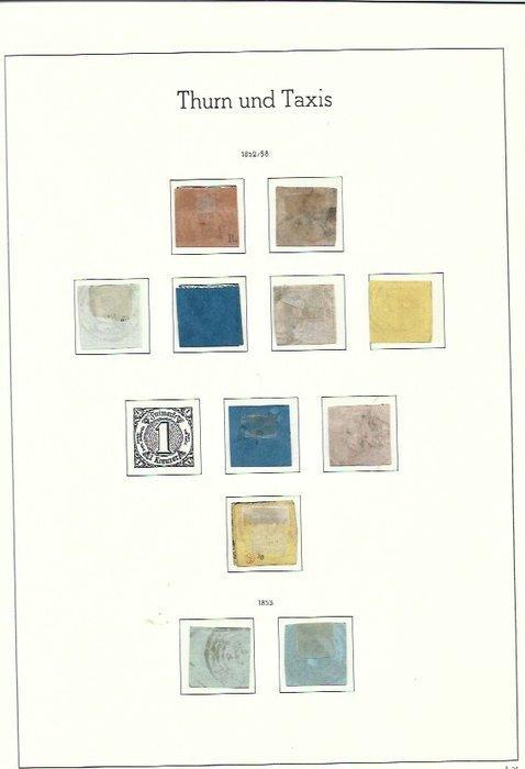 Duitse Rijk 1852/1867 - Altdeutschland (Thurn und Taxis) -, Postzegels en Munten, Postzegels | Europa | Duitsland