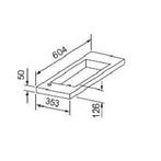 Wastafel Slim 60Cm Ondiep 35Cm Excl. Kraangat Glans Wit, Ophalen of Verzenden, Nieuw