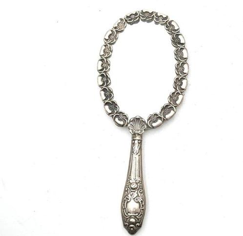 Handspiegel - Zilver, Antiek en Kunst, Antiek | Goud en Zilver