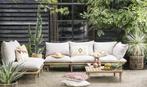 Hoek Loungeset Phoenix Acaciahout Off White The Outsider, Verzenden, Nieuw