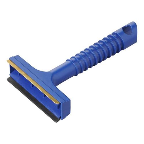 ProPlus IJskrabber met messing blad - 17 cm - Blauw - Rub..., Auto diversen, Sneeuwkettingen, Nieuw, Ophalen of Verzenden