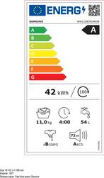Samsung Wasmachine - A klasse - 11 Kg - Ai Ecobubble -, Verzenden, Zo goed als nieuw