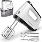 Handmixer - 5 Snelheden met Turbo - RVS Deeghaken & Gardes -, Verzenden, Zo goed als nieuw