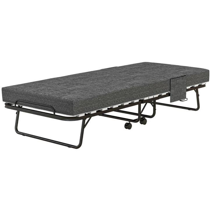 TRUUSK Opklapbed - Matras - 4 Wielen - Metalen Frame - Tot 1, Huis en Inrichting, Kasten | Dressoirs, Nieuw, Verzenden