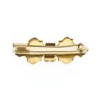 Antiek gouden broche als Bijbelslot (kanonsluiting), Sieraden, Tassen en Uiterlijk, Broches, Ophalen of Verzenden, Gebruikt, Overige kleuren