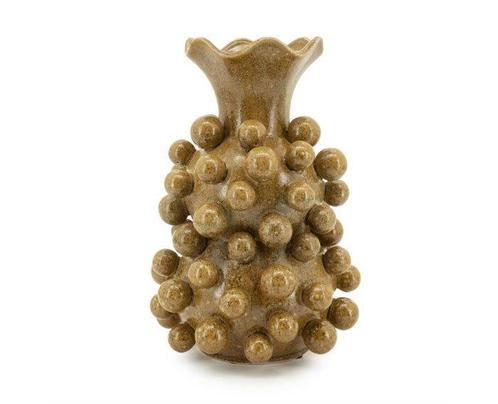 Vase Viro - geel | BY-BOO, Huis en Inrichting, Woonaccessoires | Overige, Nieuw, Ophalen of Verzenden