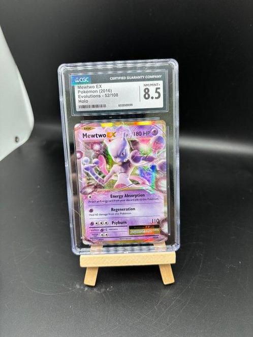 Pokémon - 2 Graded card - Mewtwo EX & Dragonite EX - CGC 8.5, Hobby en Vrije tijd, Verzamelkaartspellen | Pokémon