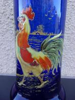 Legras & Cie., modèle NANCY - Vaas - Geëmailleerd glas -, Antiek en Kunst, Antiek | Glas en Kristal