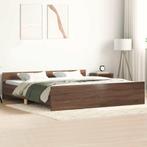 vidaXL Bedframe hoofd- en voeteneinde bruin eikenkleur, Bruin, Verzenden, 200 cm, 160 cm