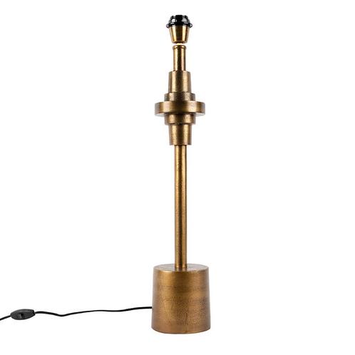 Art Deco tafellamp brons zonder kap  - Diverso, Huis en Inrichting, Lampen | Tafellampen, Nieuw, 50 tot 75 cm
