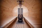 Buiten Sauna - Yukon Cedar Barrelsauna 400, Sport en Fitness, Nieuw, Complete sauna, Verzenden, Fins of Traditioneel