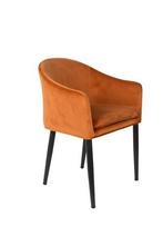 Eetkamerstoel - Bram - Oranje - Fluweel - House of Rebels, Huis en Inrichting, Stoelen, Verzenden, Nieuw