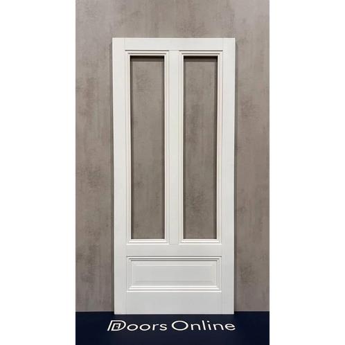 Bruynzeel binnendeur X1904 (Opdek, Deur met glasopening), Doe-het-zelf en Verbouw, Deuren en Horren, Nieuw, Glas, Hout, Binnendeur
