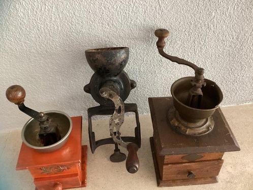 Koffiemolen (3) - Gietijzer, Antiek en Kunst, Antiek | Keukenbenodigdheden