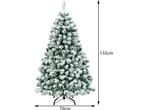 Coast 135 cm Hoge Kerstboom Besneeuwd Met Metalen Standaard, Verzenden, Nieuw