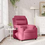 vidaXL Fauteuil verstelbaar fluweel wijnrood, Huis en Inrichting, Fauteuils, Verzenden, Nieuw
