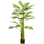 TRUUSK Kunstmatige Palm 190 Cm Kunstplant, Plastic Kunstmati, Verzenden, Nieuw